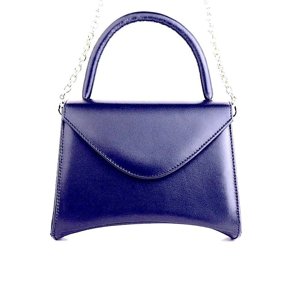 ⚡️POSH PICK⚡️Black leather handbag. Brand new. Never used